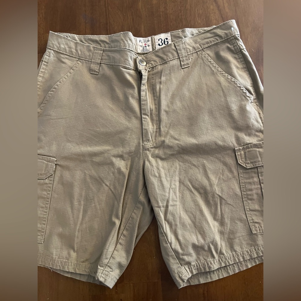 RedHead Men's Khaki Cargo Shorts Size 36